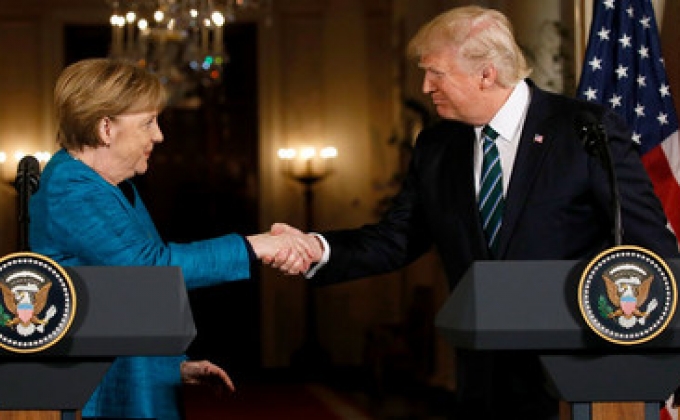 Меркель-Трамп: об Иране, стали и России
