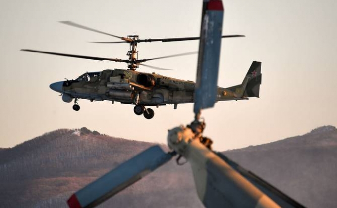 Russian helicopter crashes in Syria, both pilots killed