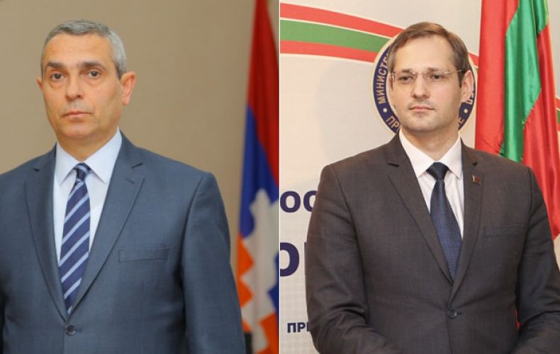 Minister of foreign affairs of Pridnestrovie congratulated on 25th anniversary of establishment of Artsakh MFA 
