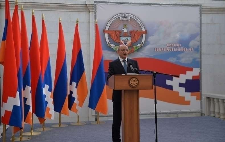 Bako Sahakyan sent congratulatory address in connection with the Artsakh Republic Day