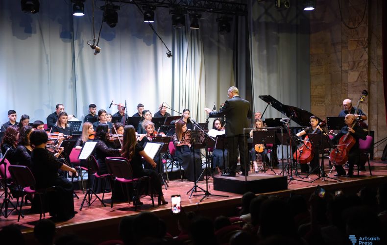 Արցախի Ազգային նվագարանների  և Արցախի պետական կամերային նվագախմբերը հանդես են եկել համատեղ համերգային ծրագրով
