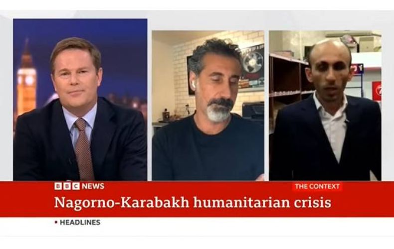 Սերժ Թանկյանն ու Արտակ Բեգլարյանը BBC-ի եթերում ներկայացրել են շրջափակման հետևանքով Արցախում ստեղծված իրավիճակը

