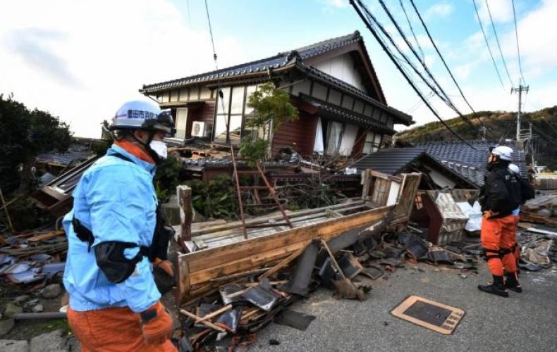 Japan quake death toll climbs to at least 64