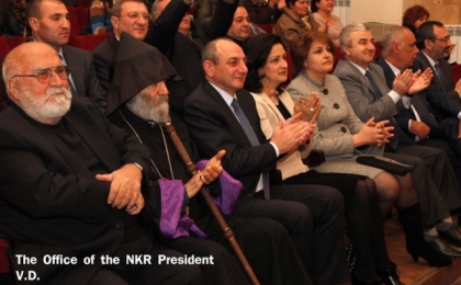 Президент НКР присутствовал на праздничном вечере «Завоеванная свобода»