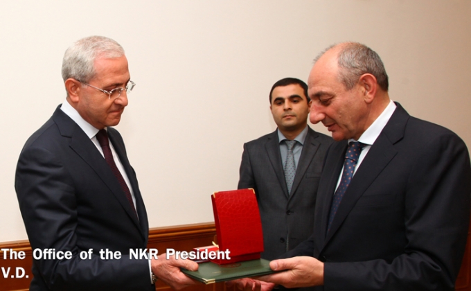 Президент НКР и министр сельского хозяйства Армении обсудили вопросы взаимодействия в сельскохозяйственной сфере