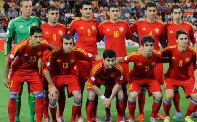 Armenia national football team improves its position
