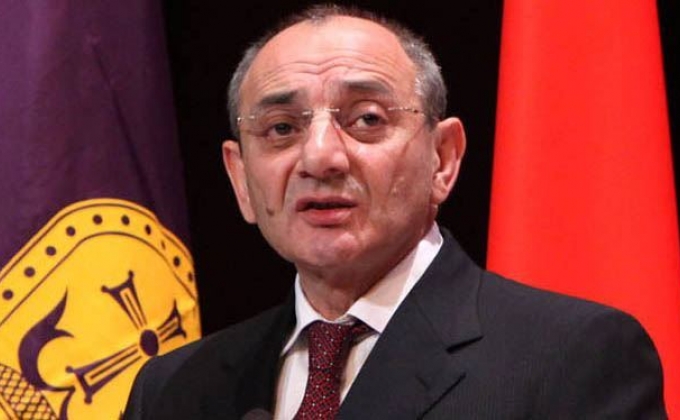 Bako Sahakyan sent a congratulatory address to President Raul Khadjimba
