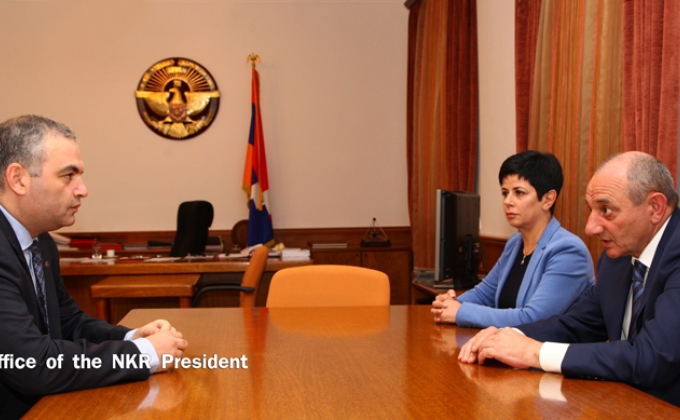 Bako Sahakyan and Hayk Demoyan discuss issues of Armenian Genocide international recognition