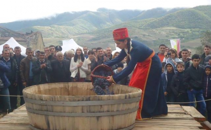 Second wine festival organized in Artsakh (Photos)