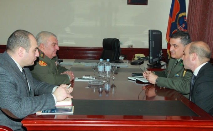 Greece military attaché to Armenia presents cooperation projects