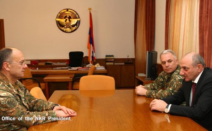 President Bako Sahakyan received Defense Minister of  the Republic of Armenia