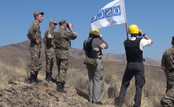 OSCE conducted a planned monitoring in the northern direction of  Martakert