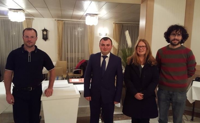 The representative of the Karabakh “Free Motherland” Party carried out election observation mission in Germany