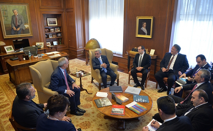 Президент Армении Серж Саргсян выступил в Массачусетском Технологическом институте