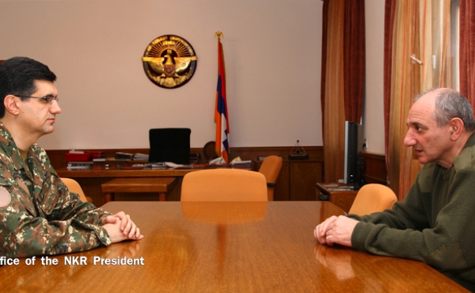 Artsakh Republic President Bako Sahakyan received philanthropist Ralph Yirikian