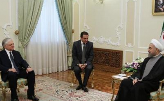 Rouhani: Iran to help connect Black Sea to Persian Gulf through Armenia