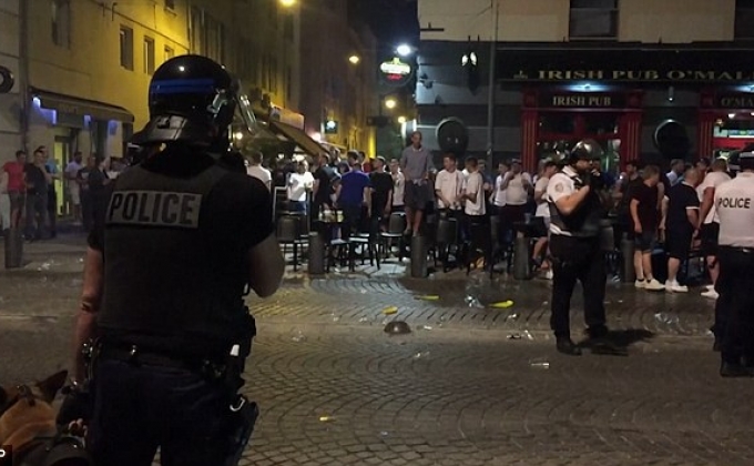 Euro 2016: England fans seek ISIS and clash with police in France