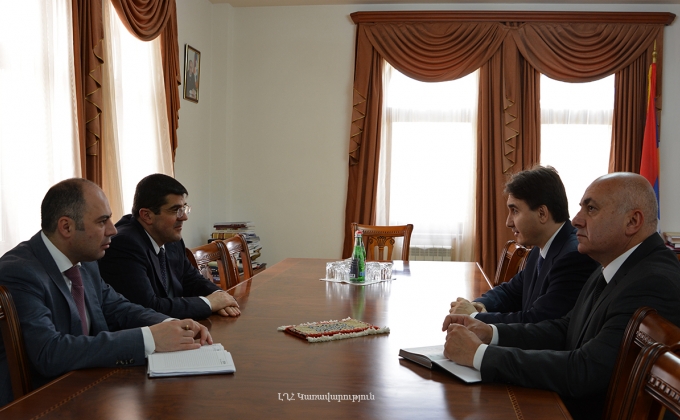 Arayik Harutyunyan  meets National Security Secretary of Armenia