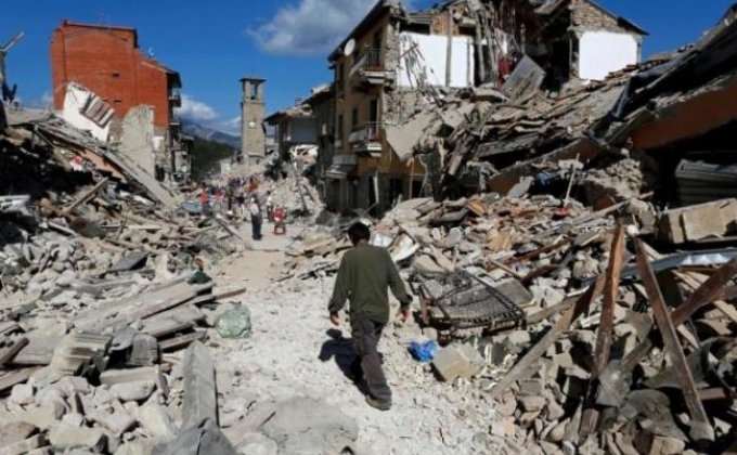 Իտալիայում երկրաշարժի հետևանքով զոհերի թիվը հասնում է 250-ի