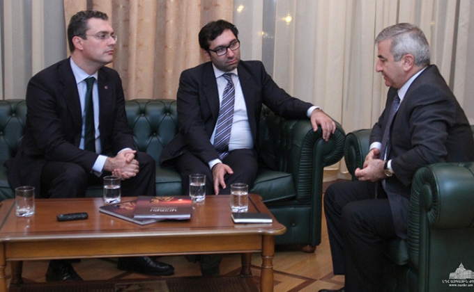 Ashot Ghoulyan received European Friends of Armenia NGO newly appointed Director