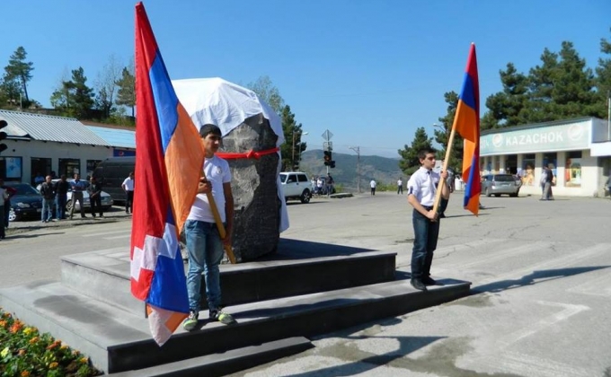 ՀՀ անկախության հռչակման 25-ամյակին նվիրված՝ Բերձորում հուշակոթող է բացվել