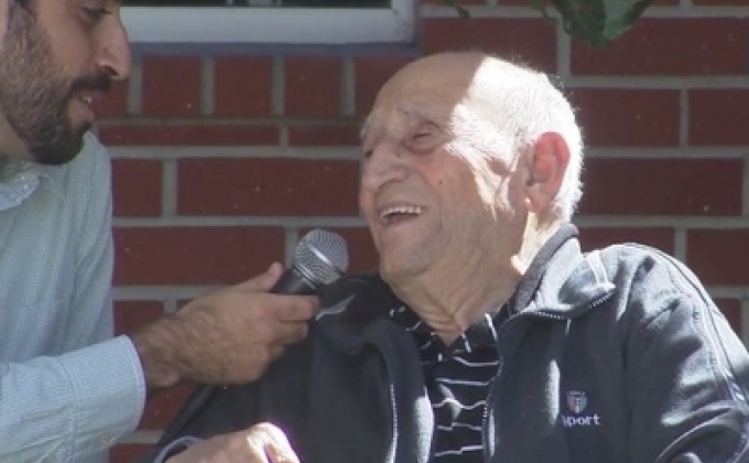 110-ամյա Ալեքսան Մարգարյանը Լոս Անջելեսում կայացած միջոցառման ժամանակ պատմել է Ցեղասպանության մասին