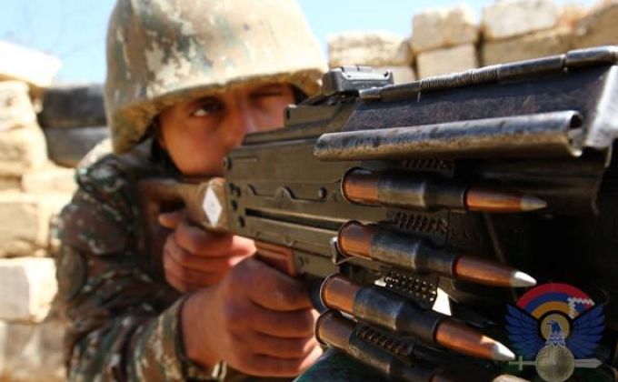 Azerbaijan fires “ISTIGLAL” sniper rifles at Nagorno Karabakh line of contact