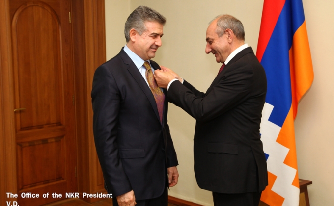 Bako Sahakyan receives Prime Minister of Armenia