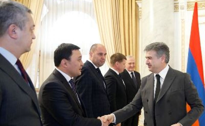 Премьер-министр Армении Карен Карапетян принял руководителей делегаций таможенных служб стран ЕАЭС