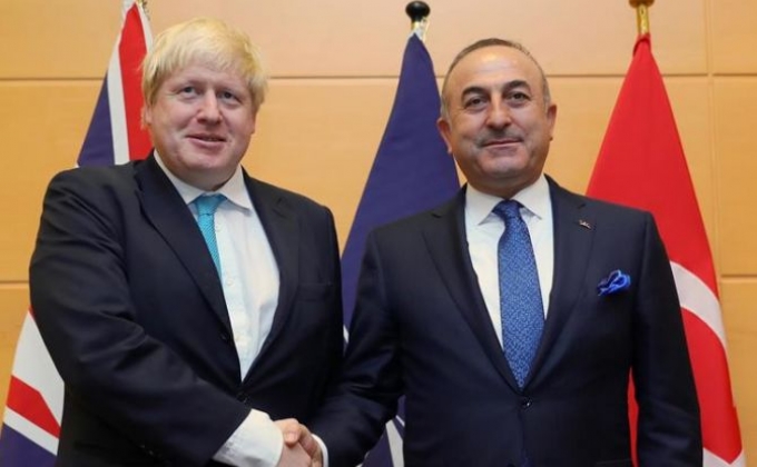 UK’s Foreign Secretary meets Turkish FM in Brussels