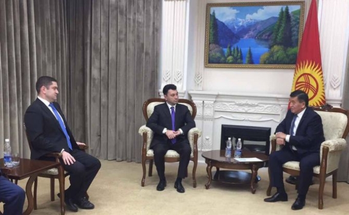 Էդուարդ Շարմազանովը հանդիպել է Ղրղզստանի վարչապետի հետ