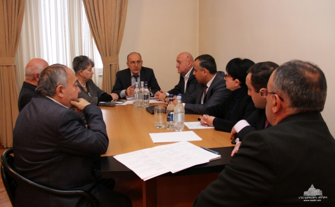 Зампредседателя Национального собрания Арцаха созвал рабочее совещание