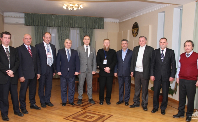 Председатель НС НКР обсудил с российскими делегатами вопросы урегулирования карабахского конфликта