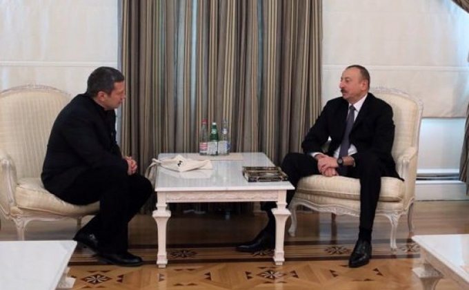Алиев «довел» до Соловьева позицию Азербайджана по Карабаху