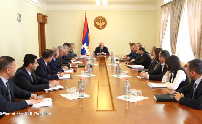 Bako Sahakyan convoked working consultation with members of Constitutional Reforms Coordination Council under the NKR President