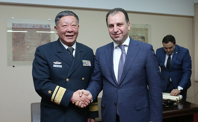 Հայաստանի և Չինաստանի միջև ՊՆ համագործակցության ծրագիր է ստորագրվել