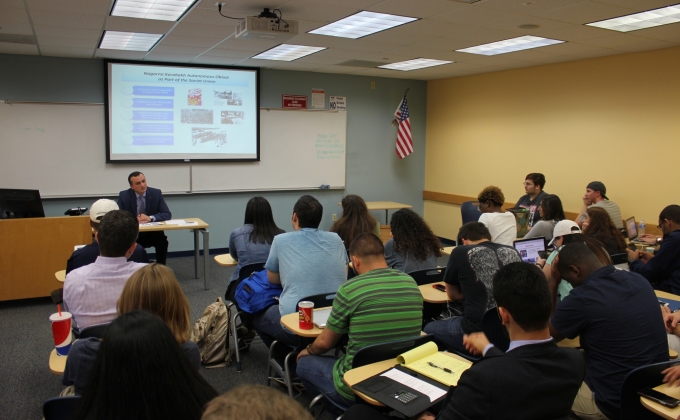 Permanent Representative of Artsakh to the USA  gave a lecture at the Florida International University