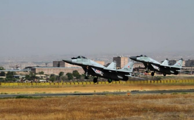 Учения российской авиации и ПВО начались в Армении