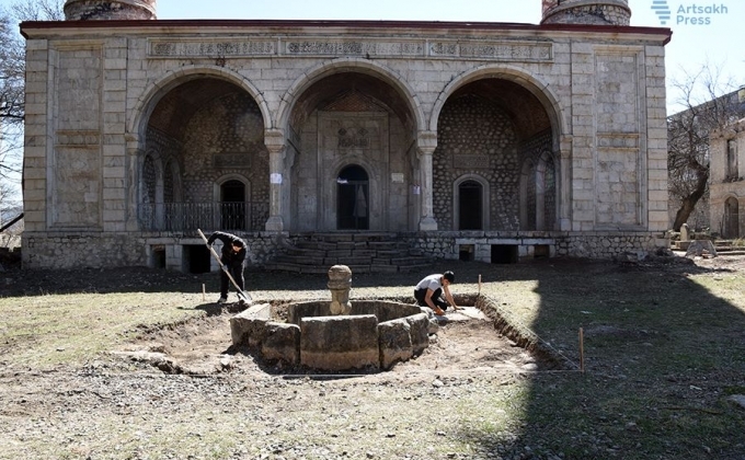 Стали известны первые результаты исследований в персидской «Верхней мечети» г. Шуши