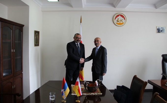 Artsakh Foreign Minister visited the Republic of South Ossetia