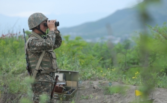 ВС Азербайджана интенсивно обстреляли позиции ВС НКР из минометов