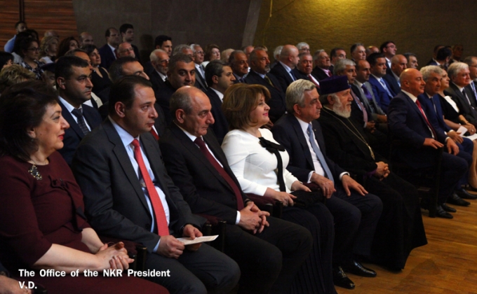 President Sahakyan was present in Yerevan at an event dedicated to the 25th anniversary of the “Hayastan” All-Armenian Fund