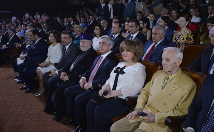 Սերժ Սարգսյանը ներկա է գտնվել «Ավրորա» մրցանակի շնորհման արարողությանը