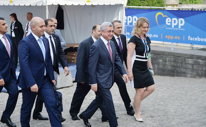 Президент Армении С. Саргсян на саммите ЕНП в Брюсселе обратился к вопросам безопасности и стабильности на Южном Кавказе