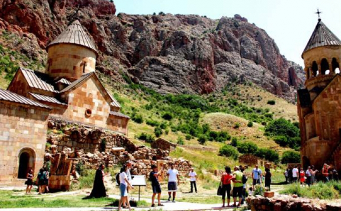 Հայաստան այցելած զբոսաշրջիկների թիվն աճել է 24.2 տոկոսով