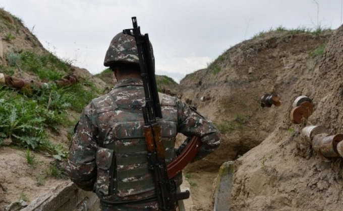 Armenian soldier wounded by Azerbaijani shooting
