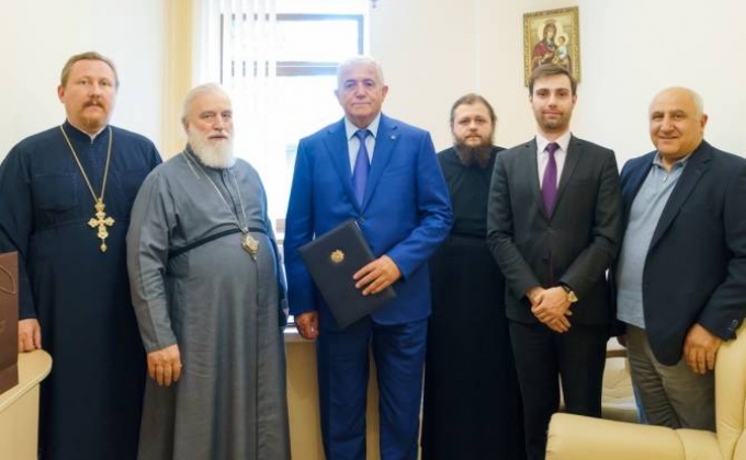 Գարեգին Բ կաթողիկոսի անունից Մինսկի և Զասլավլի միտրոպոլիտ Պավելը հրավիրվել է Հայաստան