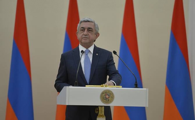 President Sargsyan congratulates Artsakh’s Independence Day