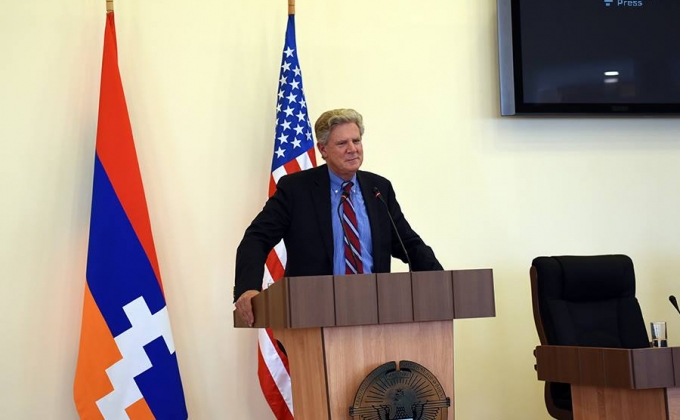 The recognition of Artsakh  is one of the main issues of our agenda. Frank Pallone