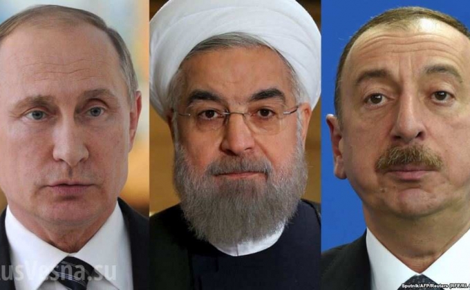 Президент России В. Путин обсудил референдум о независимости в Иракском Курдистане с Эрдоганом и Роухани